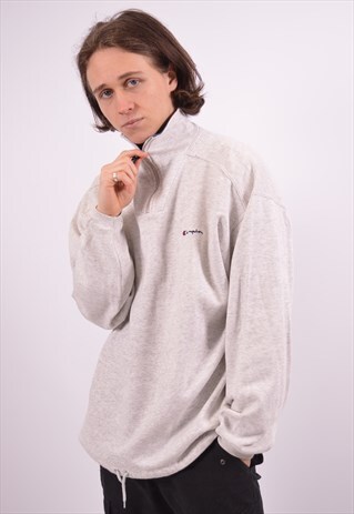 VINTAGE CHAMPION SWEATSHIRT JUMPER GREY