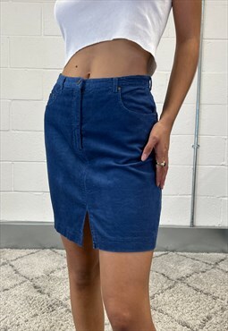 Vintage Corduroy Mini Skirt