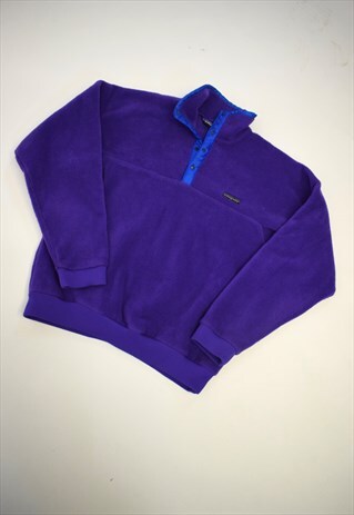 VINTAGE 90SS PATAGONIA PURPLE SYNCHILLA FLEECE JUMPER