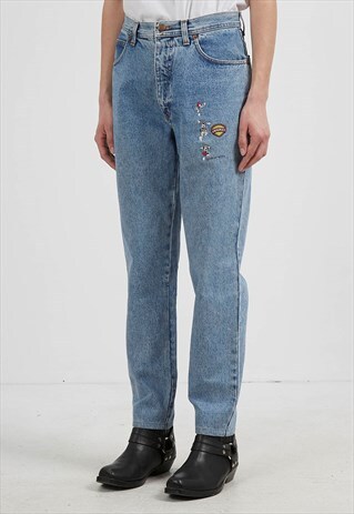 VINTAGE BLUE EMANNUEL SCHVILL DENIM JEANS