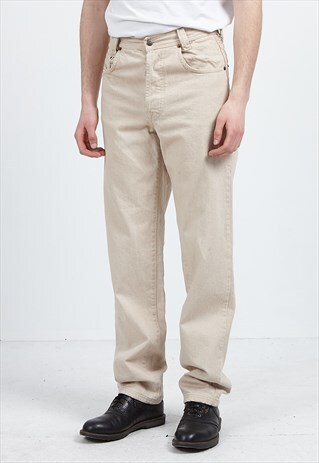 VINTAGE BEIGE DIESEL DENIM JEANS