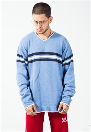 ON SALE VINTAGE 80S TOMMY HILFIGER KNITWEAR JUMPER / S0533