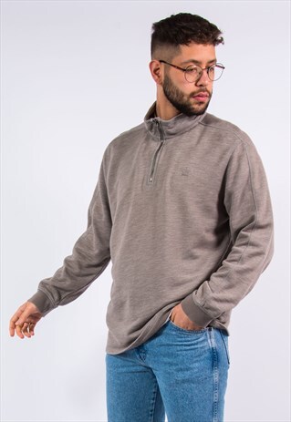 Y2K CALVIN KLEIN 1/4 ZIP SWEATSHIRT
