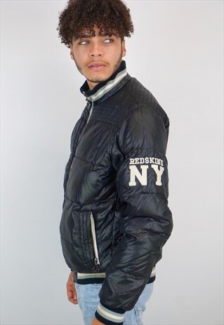 VINTAGE 90'S RED SKIN PUFFER JACKET