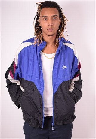 NIKE MENS VINTAGE TRACKSUIT TOP JACKET XL MULTI 90S