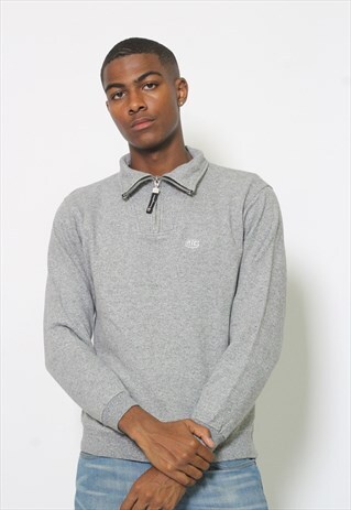VINTAGE ASICS 1/4 ZIP SWEATSHIRT