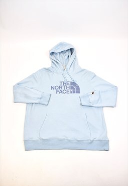 Vintage 90s The North Face Blue Logo Hoodie 