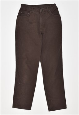 Vintage 90's Belfe & Belfe Casual Trousers Slim Brown
