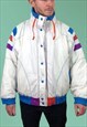 VINTAGE SKI JACKET 90S SKI JACKET PATTERNED FUNKY COLOURFUL