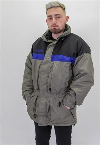VINTAGE COLUMBIA COAT IN GREY SMALL