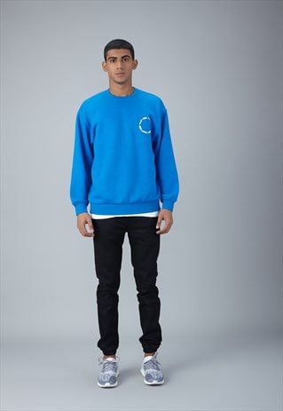 ZERO SWEATSHIRT IN BLUE