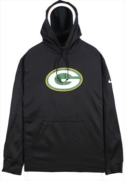 Vintage 90's Nike Hoodie Green Bay Packers Spellout Logo