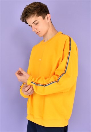 G&G UNISEX GOLD RAINBOW RIBBON SLEEVE SWEAT