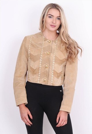 VINTAGE SUEDE PICCOLO JACKET/CVFJ17