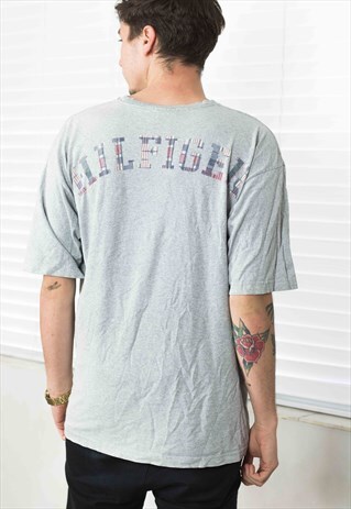 VINTAGE TOMMY HILFIGER T-SHIRT LOGO 90S XL 9.7