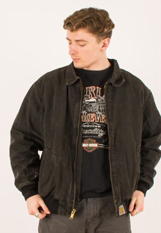 VINTAGE 90S CARHARTT CHORE JACKET COAT XXL
