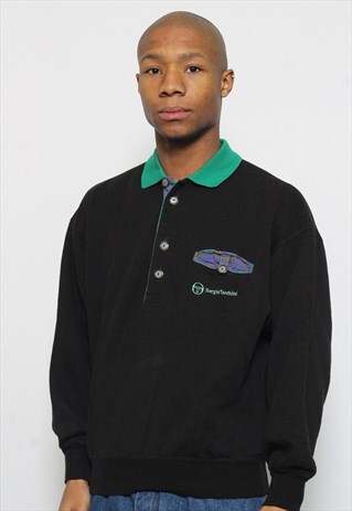VINTAGE SERGIO TACCHINI COLLARED SWEATSHIRT