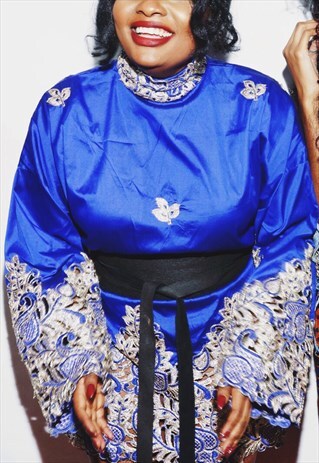BLUE LACE SHIFT