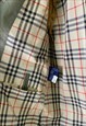 BURBERRY VINTAGE OVERSIZED TRENCH COAT FOR MEN, SIZE M