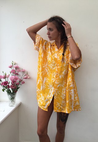 CRAZY PATTERN OVERSIZED RETRO VINTAGE UNISEX FESTIVAL SHIRT