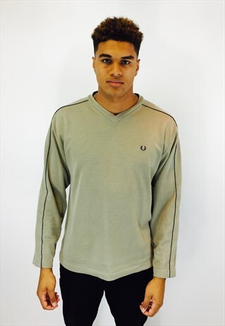 FRED PERRY EMBROIDERED SWEATSHIRT