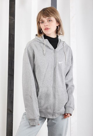 VINTAGE NIKE HOODED SWEATSHIRT / HOODIE. UNISEX. OVERSIZED.