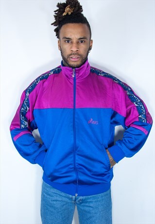 VINTAGE ASICS JACKET PURPLE