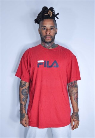 FILA EMBROIDED T SHIRT