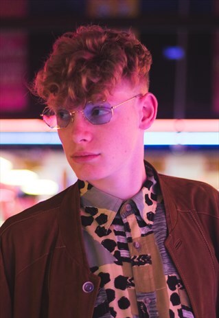 90'S INSPIRED UNISEX HEXAGONAL SUNGLASSES