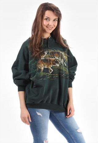 VINTAGE WOLF FAMILY SWEATSHIRT