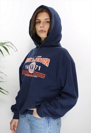 BLUE VINTAGE HOODIE