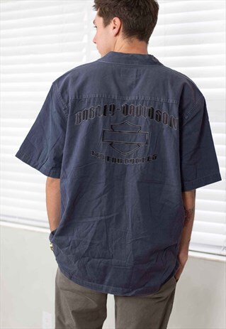 VINTAGE HARLEY-DAVIDSON SHIRT LOGO 90S XL13.8