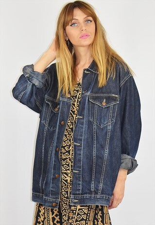 VINTAGE OVERSIZE DENIM JACKET