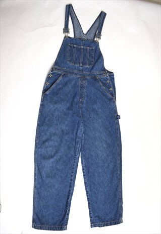 VINTAGE 90S SONOMA BLUE DENIM DUNGAREES