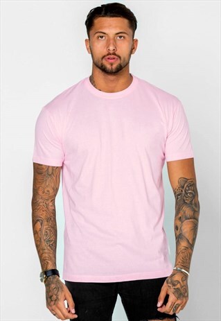 ESSENTIAL BLANK T-SHIRT - LIGHT PINK