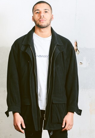 VINTAGE WOOL PARKA COAT