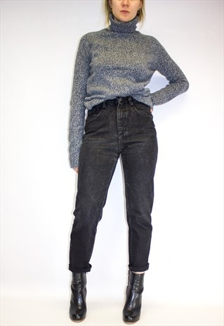 VINTAGE HIGH WAIST BLACK LEE JEANS