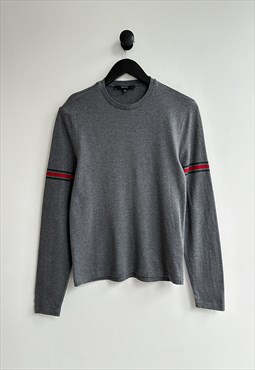 Gucci Green Red Stripped Longsleeve Tee
