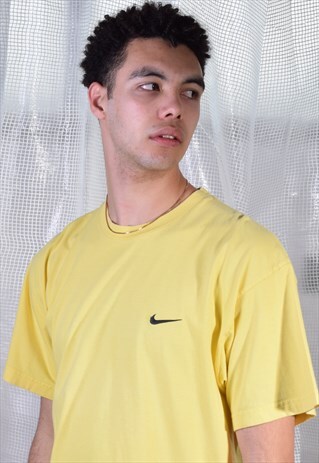 VINTAGE NIKE YELLOW TEE
