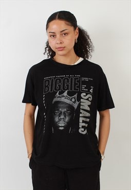 Vintage biggie smalls black graphic t shirt