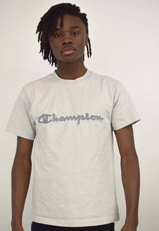 VINTAGE 90S CHAMPION OFF WHITE T-SHIRT