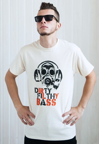 DJ T SHIRT HEADPHONES DRUM & BASS MUSIC PRODUCER DNB SKATER