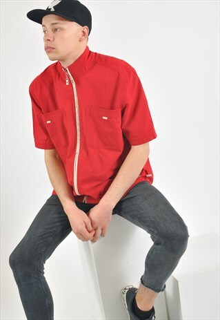 VINTAGE 90'S ZIP UP SHIRT