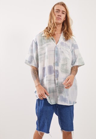 VINTAGE PATTERNED FESTIVAL SHORT SLEEVE SHIRT