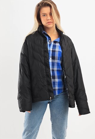 VINTAGE EDDIE BAUER PUFFER JACKET BLACK