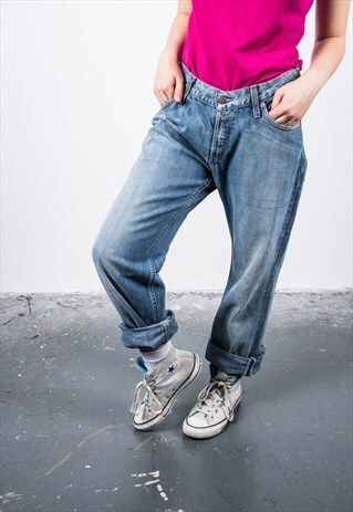 VINTAGE LEVI'S 518 BLUE MOM JEANS