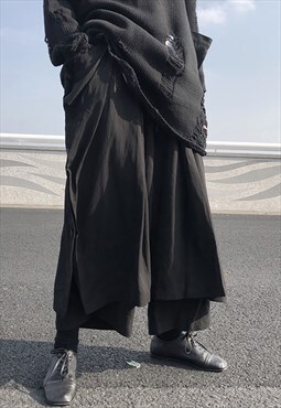 Yamamoto-style Layered Pants