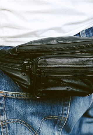 LEATHER BUM BAG