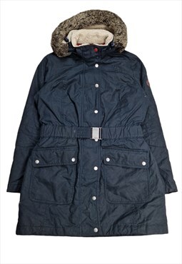 Women's Barbour Kirkby Waxed Parka Jacket Size UK12
