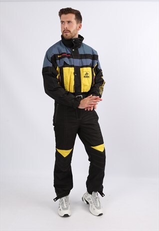 VINTAGE SKI SUIT 90'S DUBIN SNOW SUIT M 38" (81N)